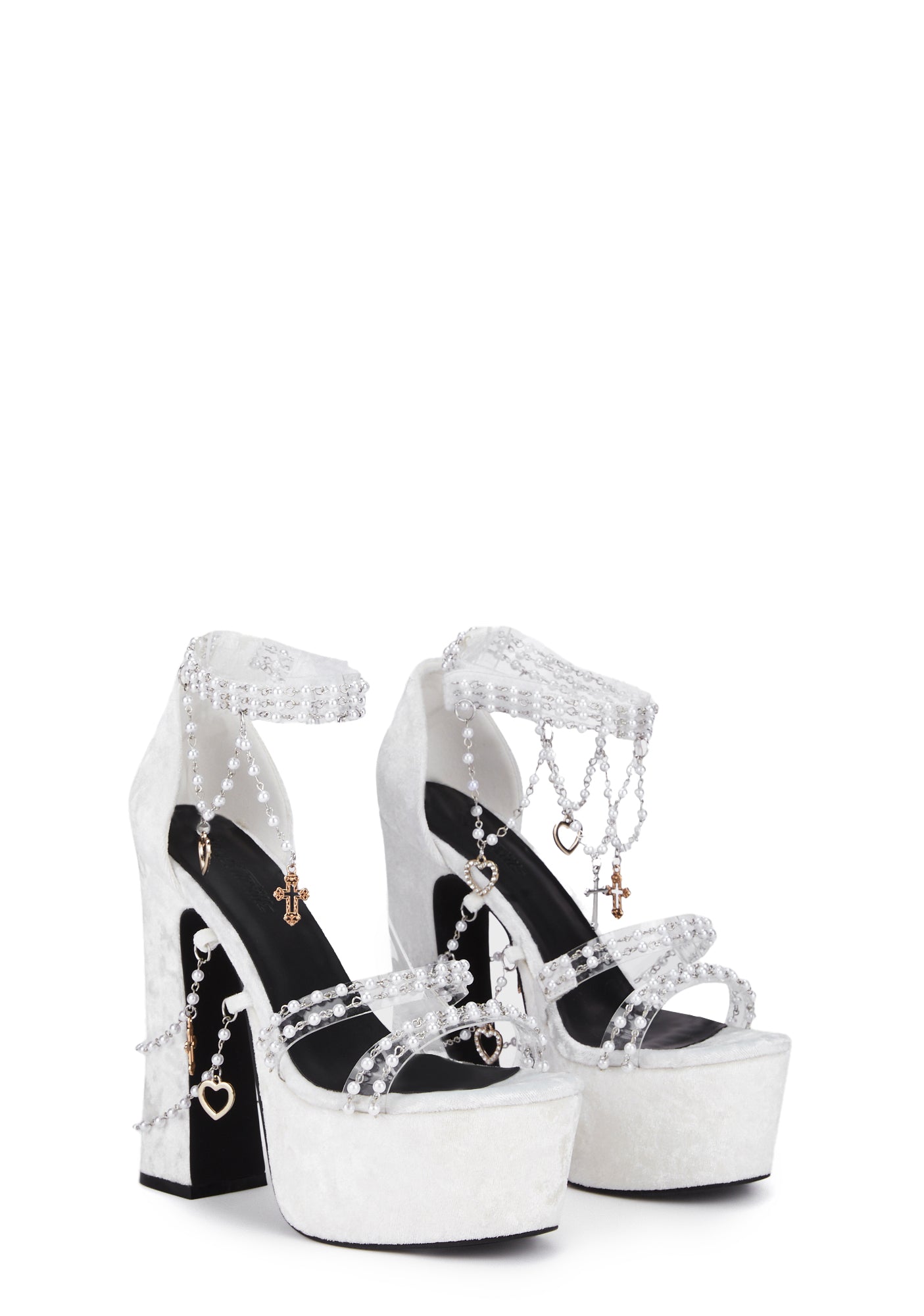Holy Revelation Platform Heels - White - Image 3