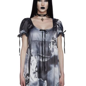 Revenant Faces Babydoll Dress