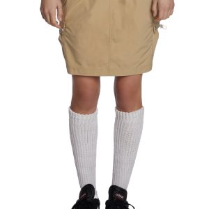 Camel Check My Status Cargo Skirt