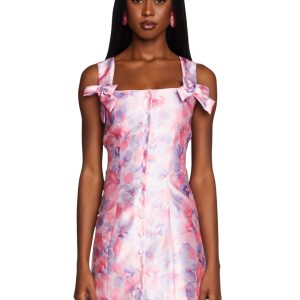Flower Mania Mini Dress