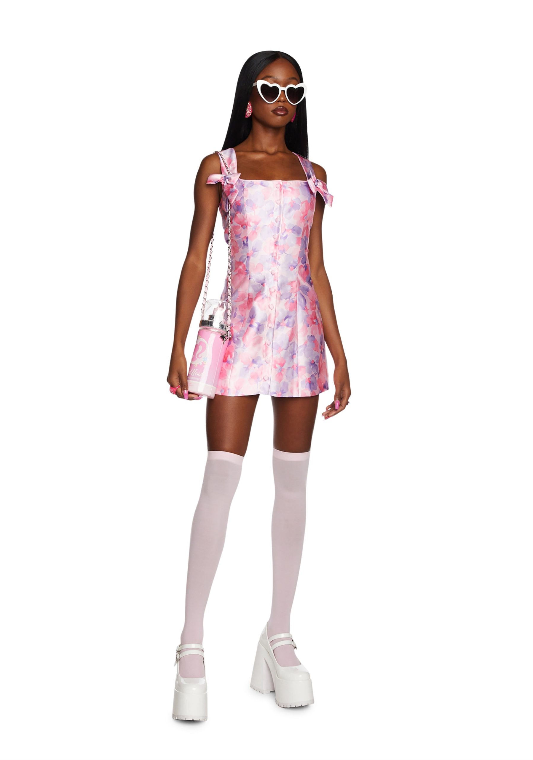 Flower Mania Mini Dress - Image 2