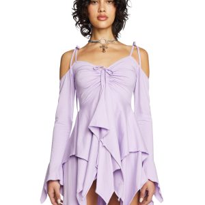 F is For Fairies Handkerchief Dress - Lavender